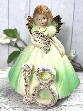 Vintage Josef Originals Birthday Girls Through The Years Angel Girl - 18